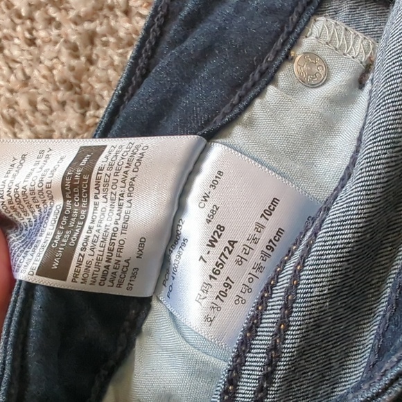 Blue shorts low-rise - Picture 7 of 7